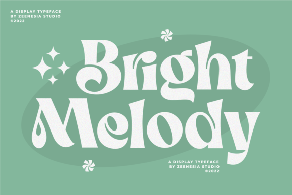Bright Melody Display Font for Handmade Branding