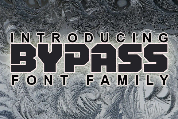 Bypass Display Font for Bold Handmade Branding