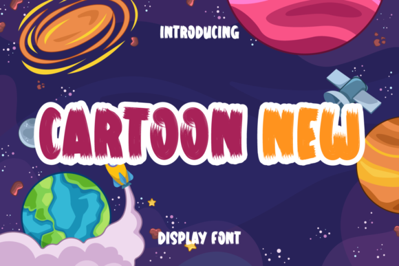 Cartoon New Font: A Friendly Display Typeface for Digital Design