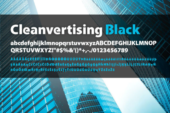 Cleanvertising: A Modern Whimsical Display Font for Editorial Design