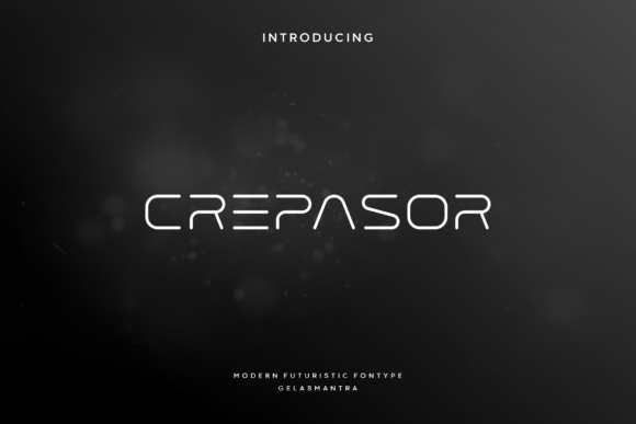 Crepasor: A Modern Display Font for Digital Designers