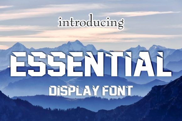 Essential Display Font for Bold Digital Branding