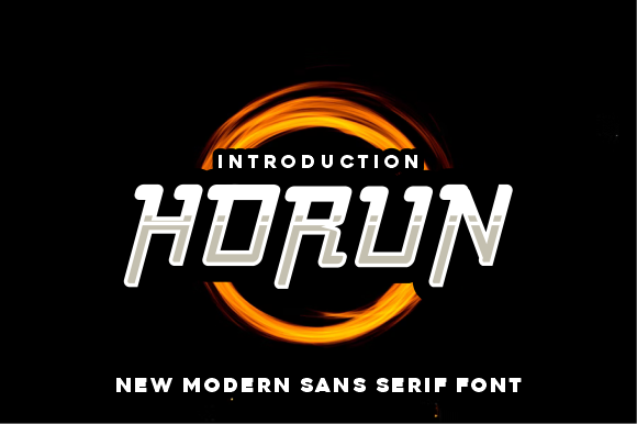 Horun Display Font for Bold, Memorable Branding