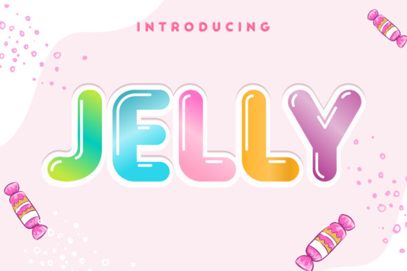 Jelly Font: Cute & Fun Display Fonts for Small Business Branding