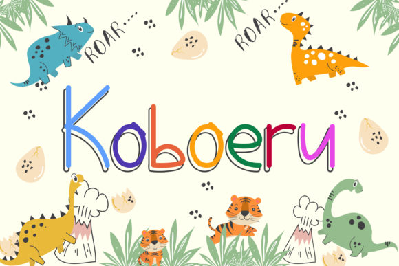 Koboeru Display Font for Playful, On-Brand Craft Projects