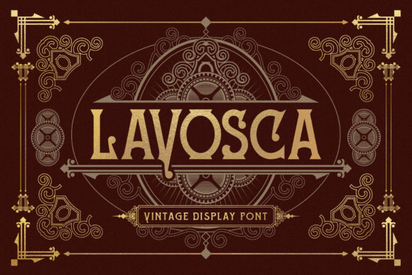 Lavosca Font for Bold, Vintage-Inspired Branding