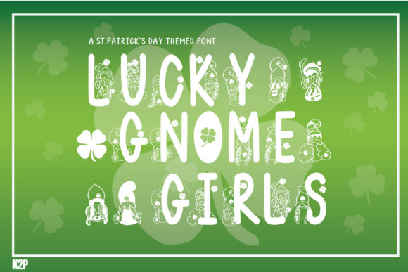 Lucky Gnome Girls Font for Festive, Handcrafted Branding