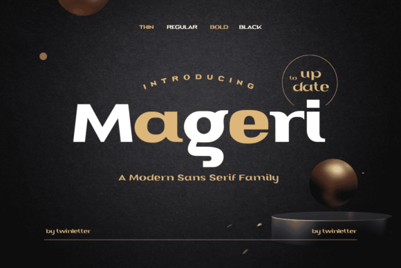Mageri: A Charming Display Font for Creative Projects