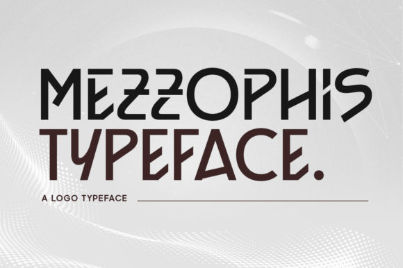 Mezzophis Typeface for Bold, Futuristic Logos & Headlines