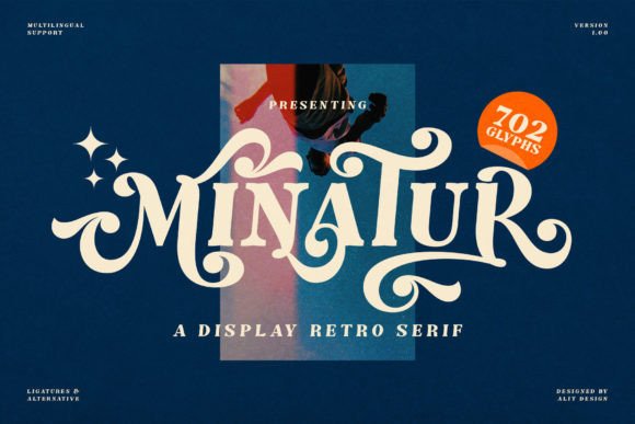 Minatur Display Font for Professional Branding