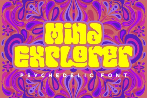 Mind Explorer: A Psychedelic Display Font for Brand Personality