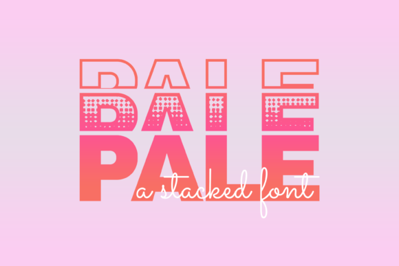 Pale Display Font for Editorial Design