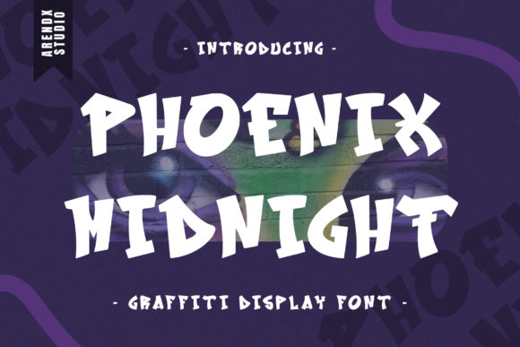 Phoenix Midnight: A Graffiti Display Font for Bold Digital Identity