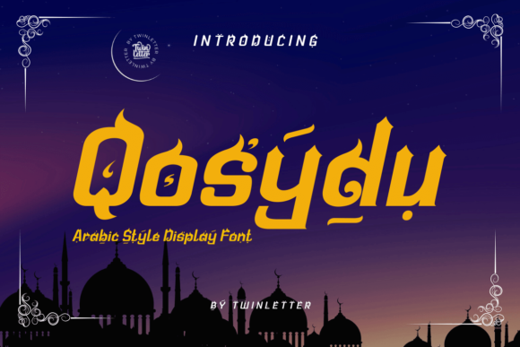 Qosydu: An Arabic-Style Display Font for Elegant Digital Branding