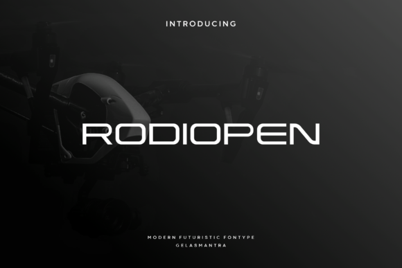 Rodiopen: A Futuristic Display Font for Modern Brand Identity