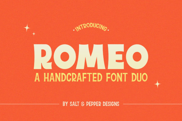 Romeo Duo Display Font for Digital Branding