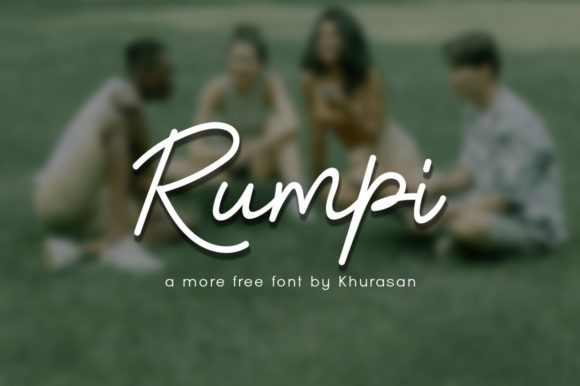 Rumpi Font: A Modern Fancy Display Typeface for Crafters