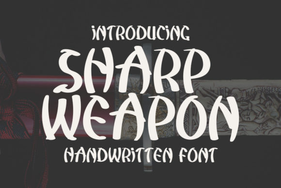 Sharp Weapon Display Font for Bold Brand Identity