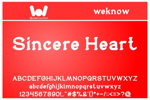 Sincere Heart: A Whimsical Display Font Worth Downloading