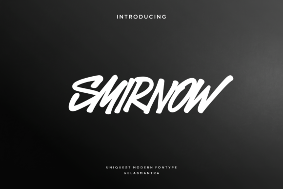 Smirnow: A Graffiti-Style Display Font for Bold Digital Branding