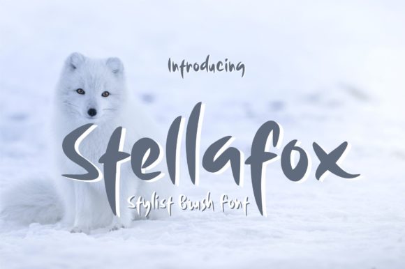Stellafox: A Stylish Brushed Display Font for Editorial Clarity