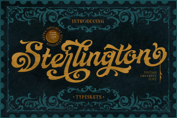 Sterlington: A Victorian-Inspired Display Font for Elegant Branding