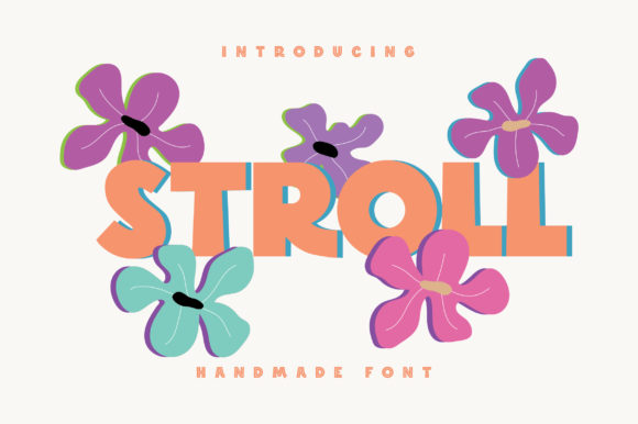 Stroll: A Bold Handmade Display Font for Creative Branding