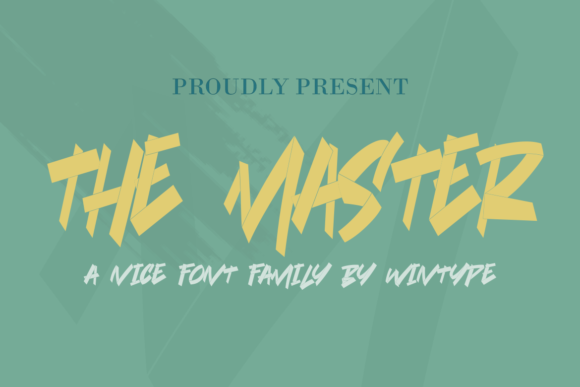 The Master Stencil Typeface for Modern Branding